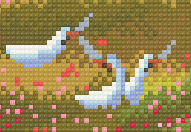 English Cottage | Pixel Charted | Ready To Ship