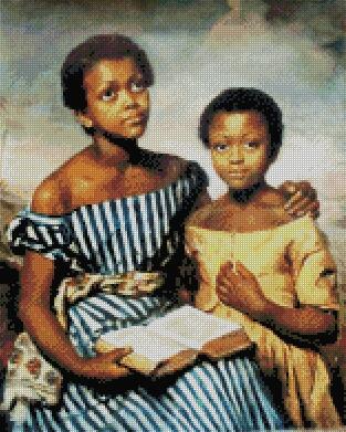 Two Black Children | Emma Soyer