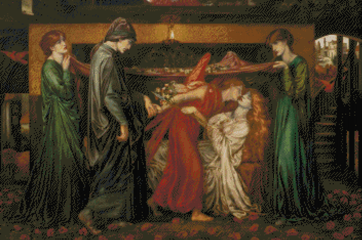 Dante's Dream at the Time of the Death of Beatrice | Dante Gabriel Rossetti