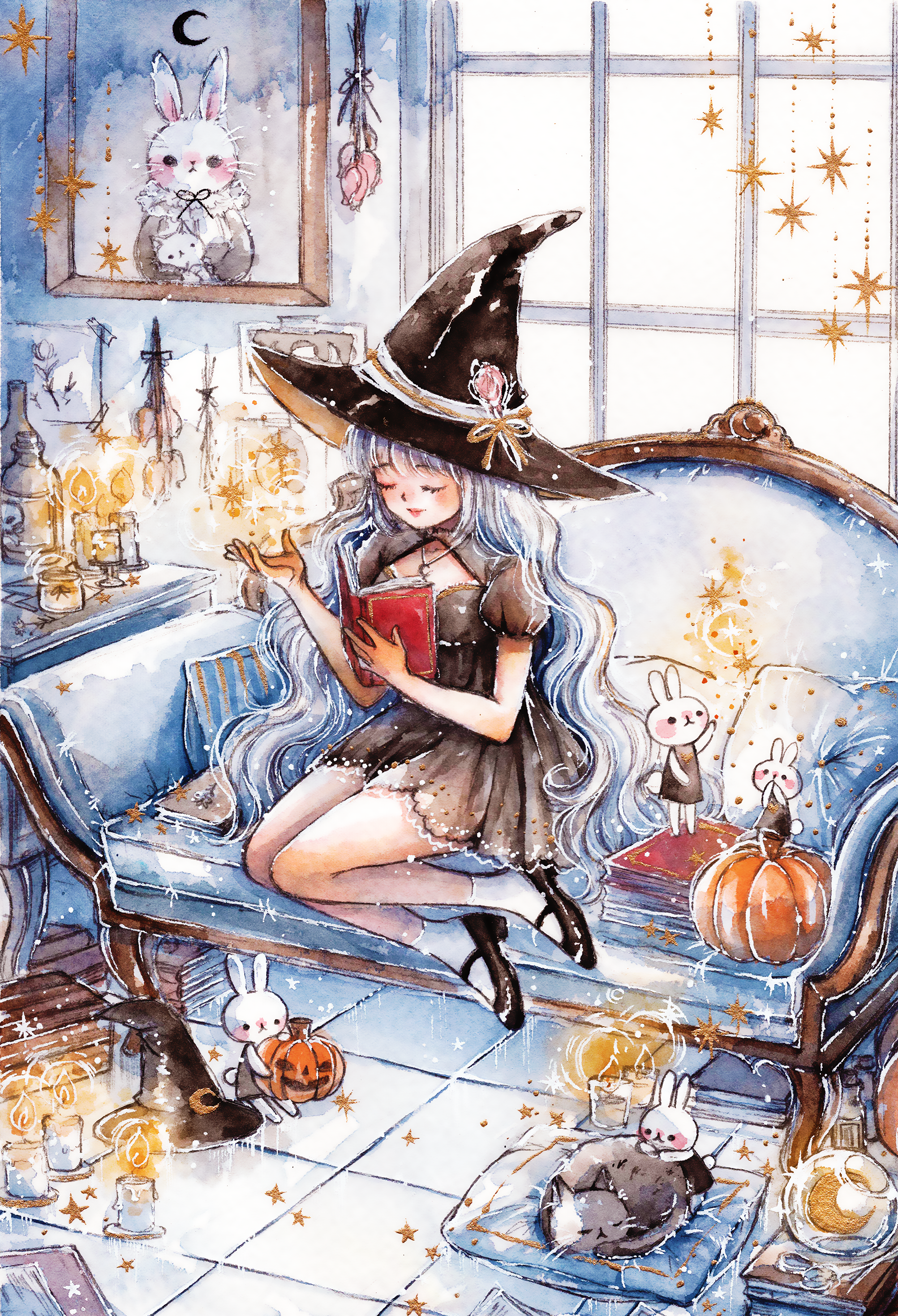 Witch And Her Familiars – Jaded Gem Shop