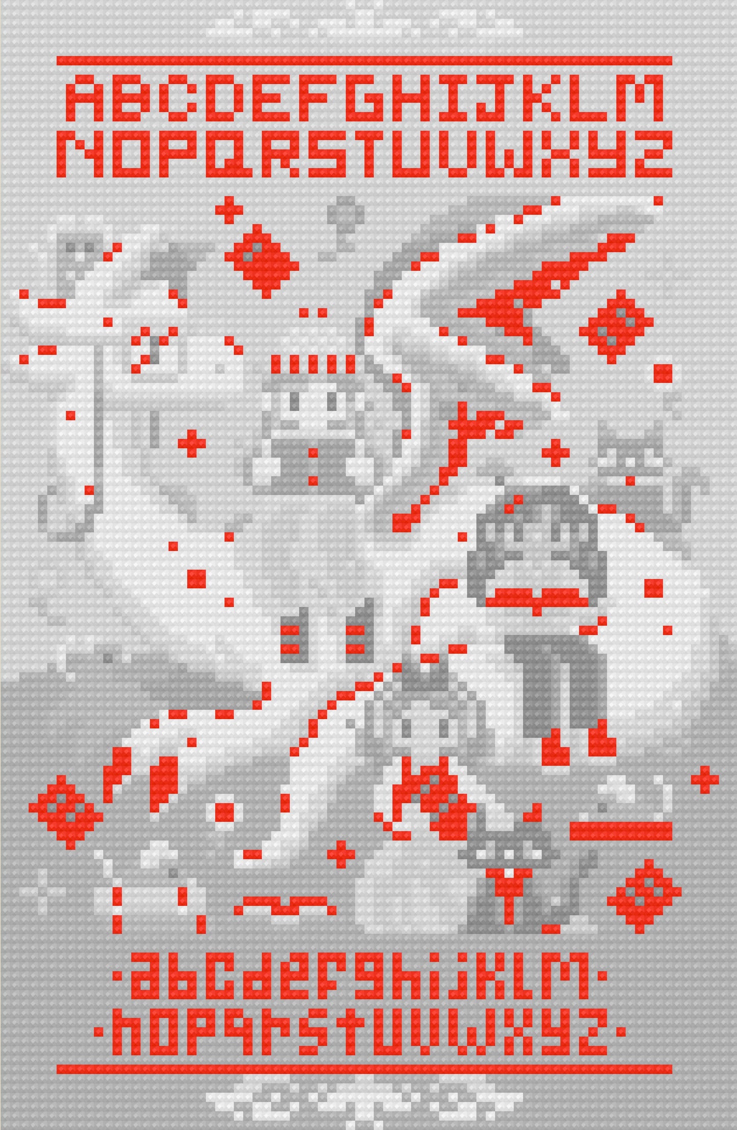 Librarian Book Wyrm | Pixel Charted | Ready To Ship