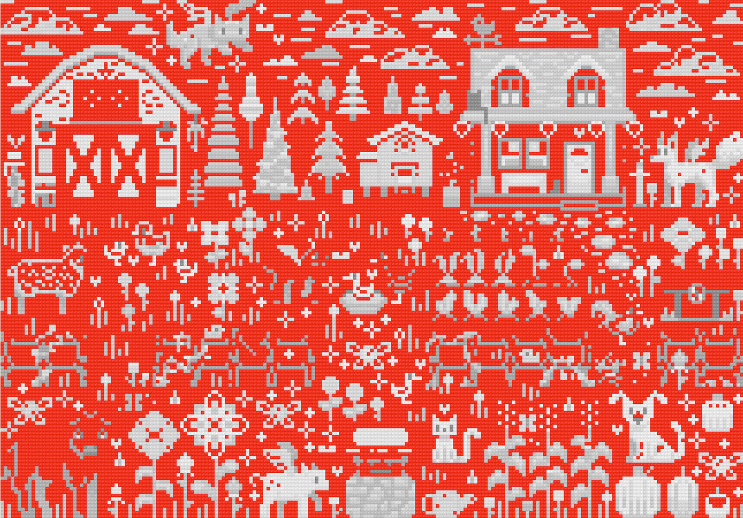 Farming Magic | Pixel Charted | Ready To Ship