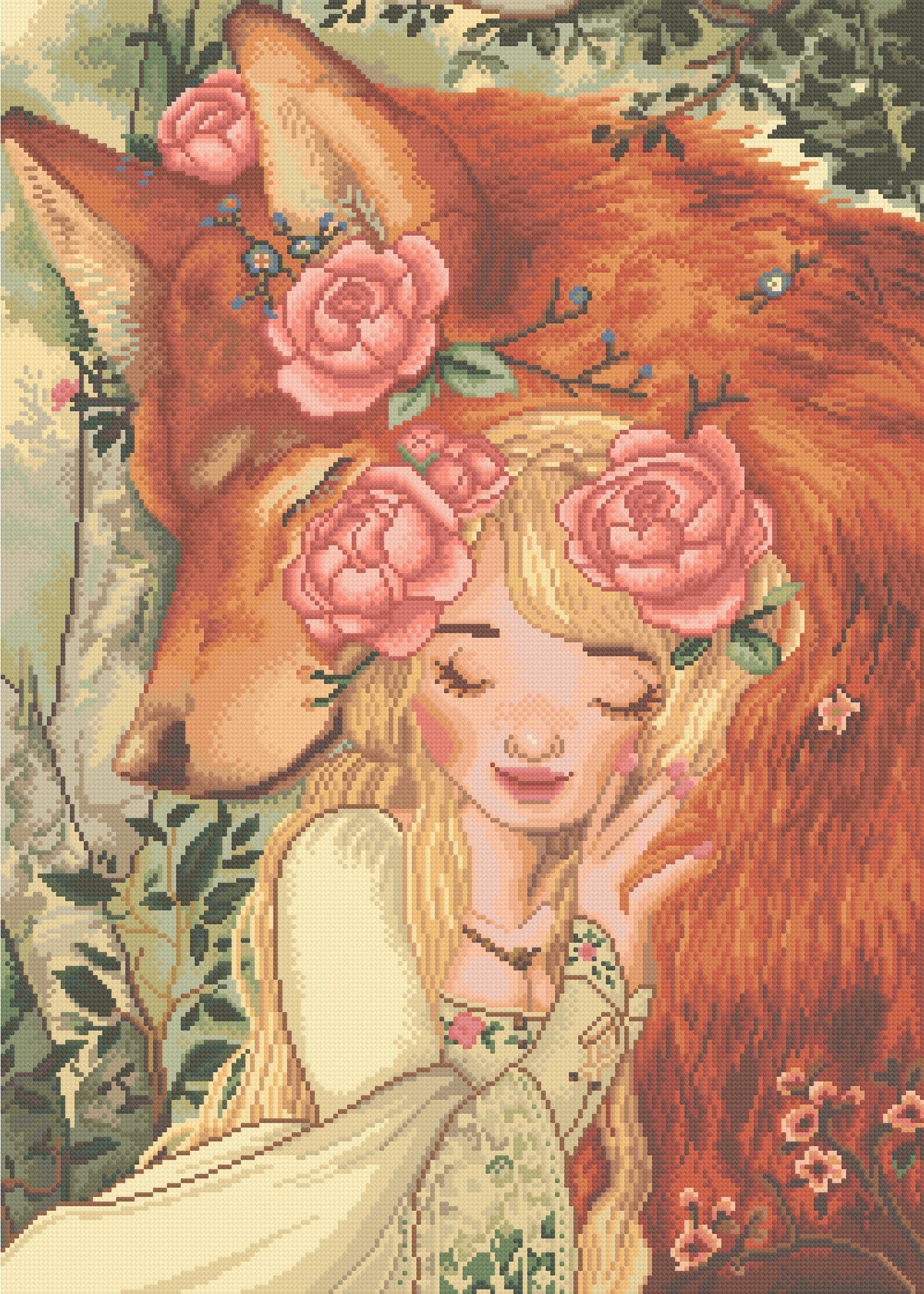 Heart Of The Forest | Pixel Charted| Ready To Ship