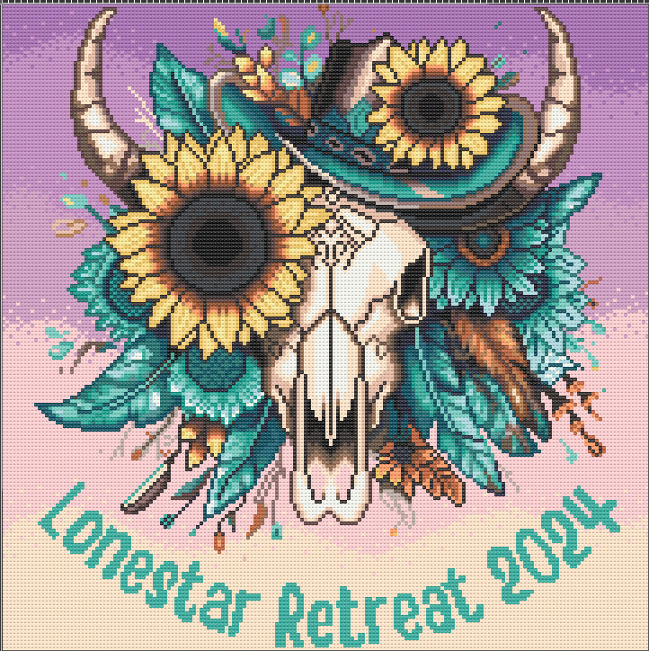 Custom "The Lonestar Retreat" Cross Stitch