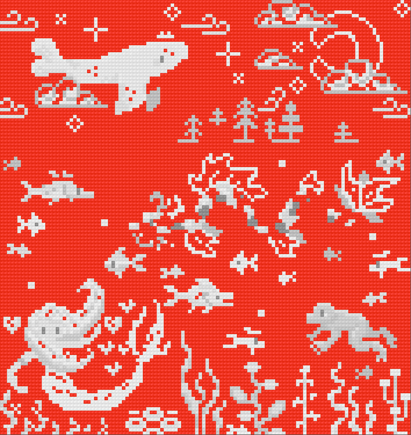 Summertime Magic | Pixel Charted | Ready To Ship