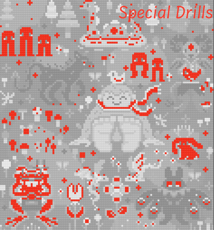 Cuddly Criptids | Pixel Charted | Ready To Ship