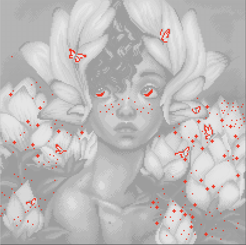 Flowers | Pixel Charted | Ready To Ship