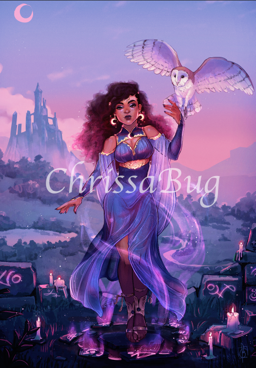 Owl Sorceress | Pixel Charted