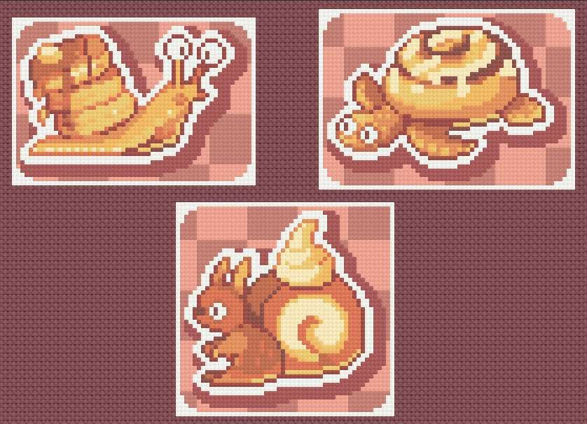 Breakfast Friends | Minis | Pixel Charted