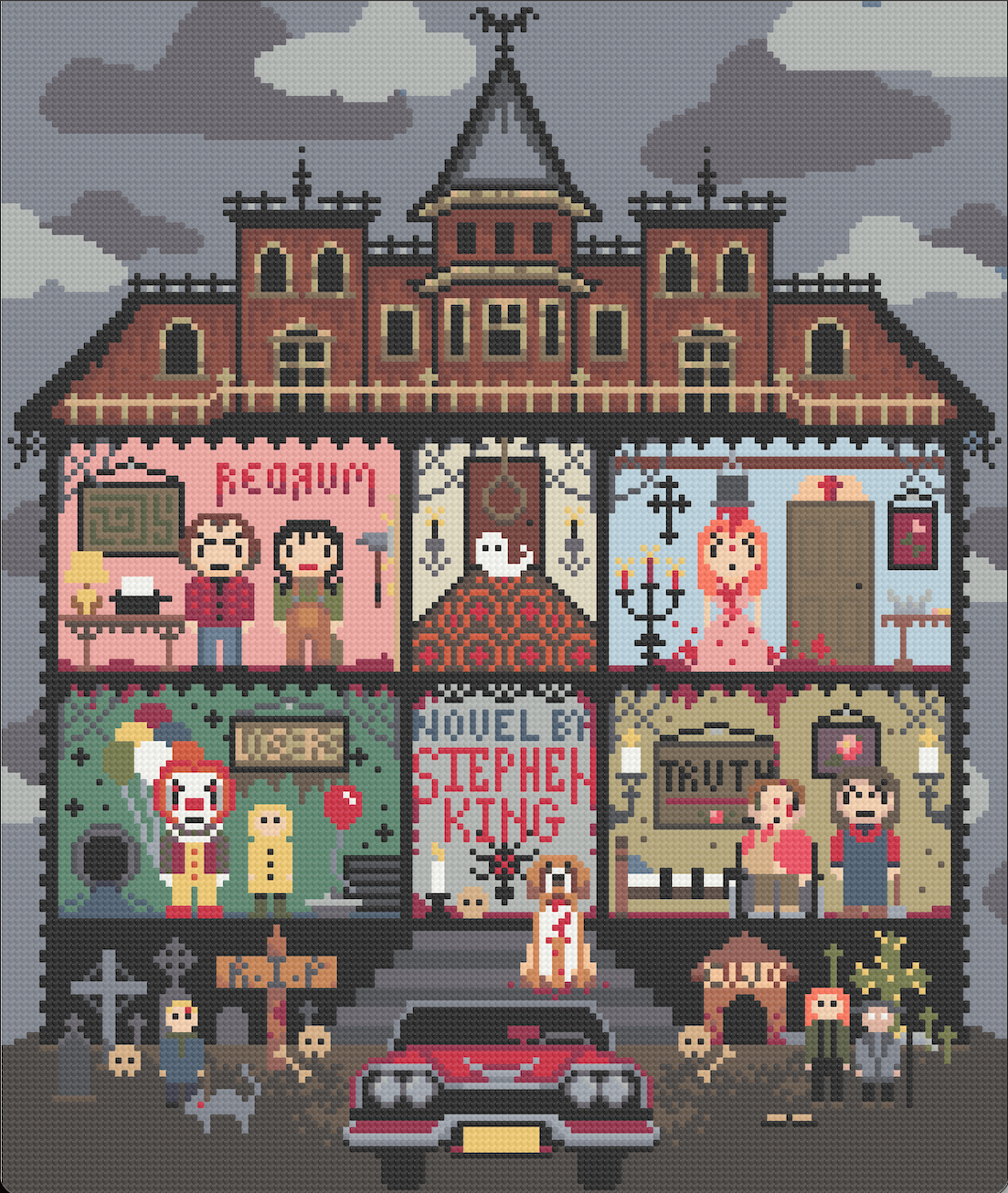 King's Horror House | Pixel Charted