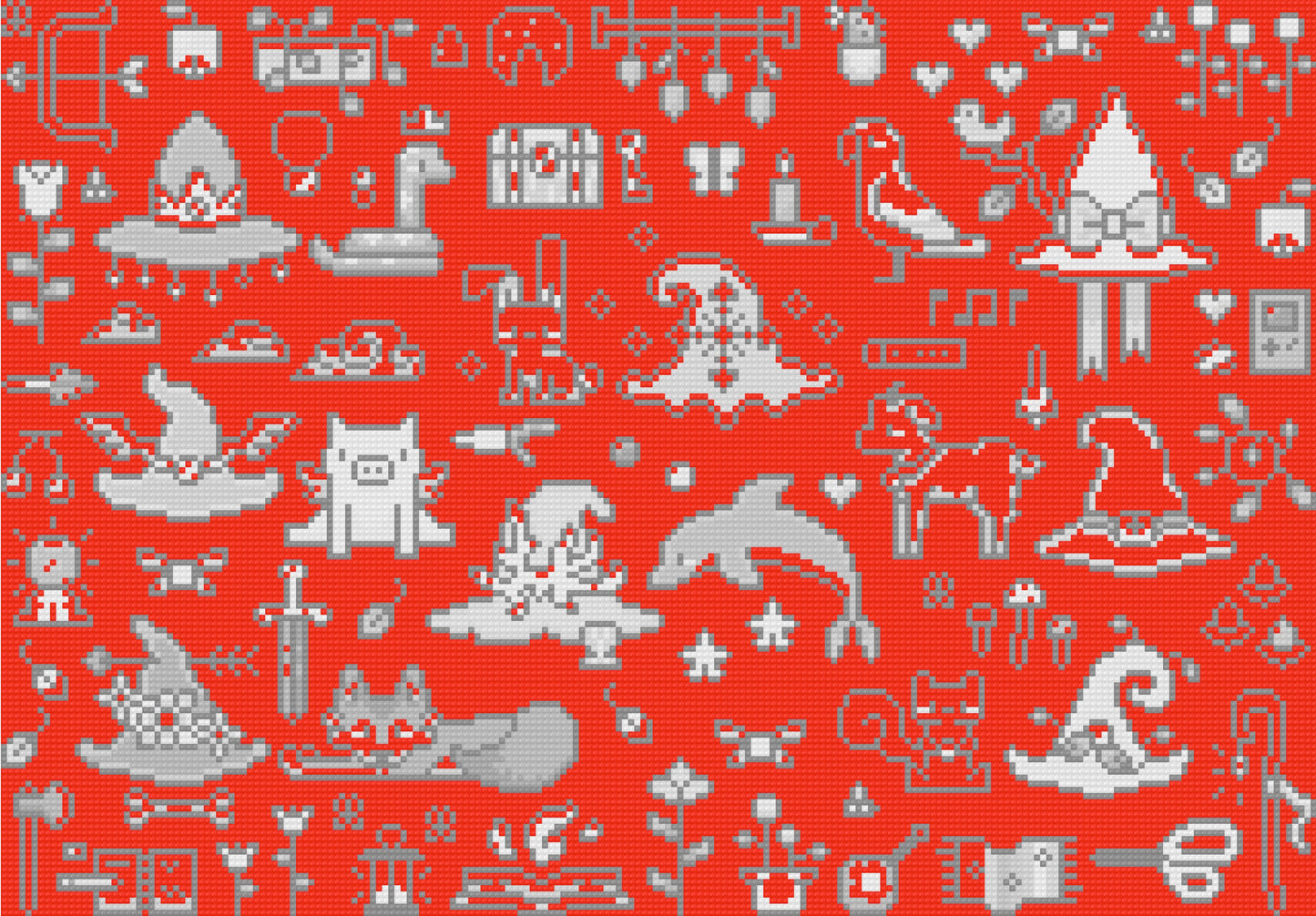 Witch Hat Adventurer | Pixel Charted