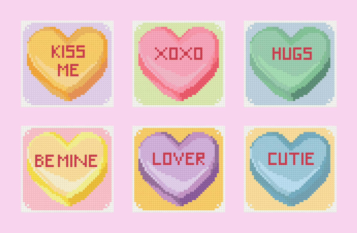 Sweet | Minis | Pixel Charted | Ready To Ship