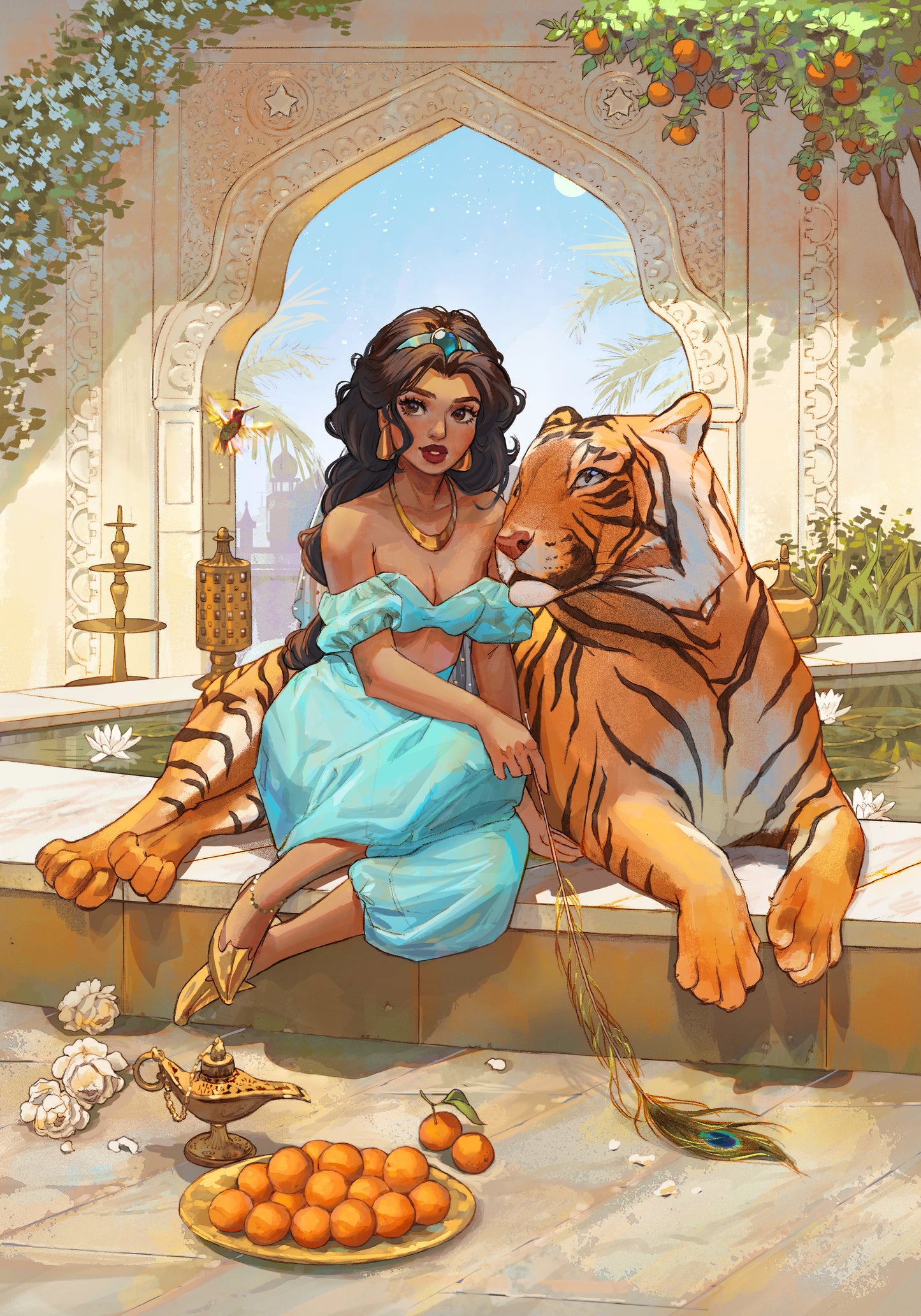 Waiting At The Palace | Pixel Charted | Limited Edition | Ready To Ship