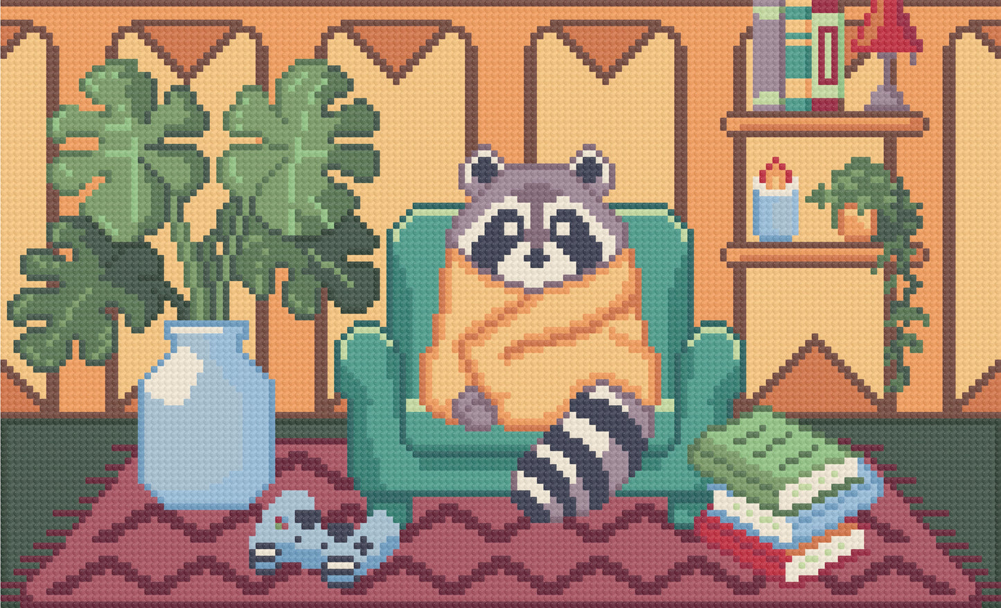 Lazy Sunday | Pixel Charted | Ready To Ship