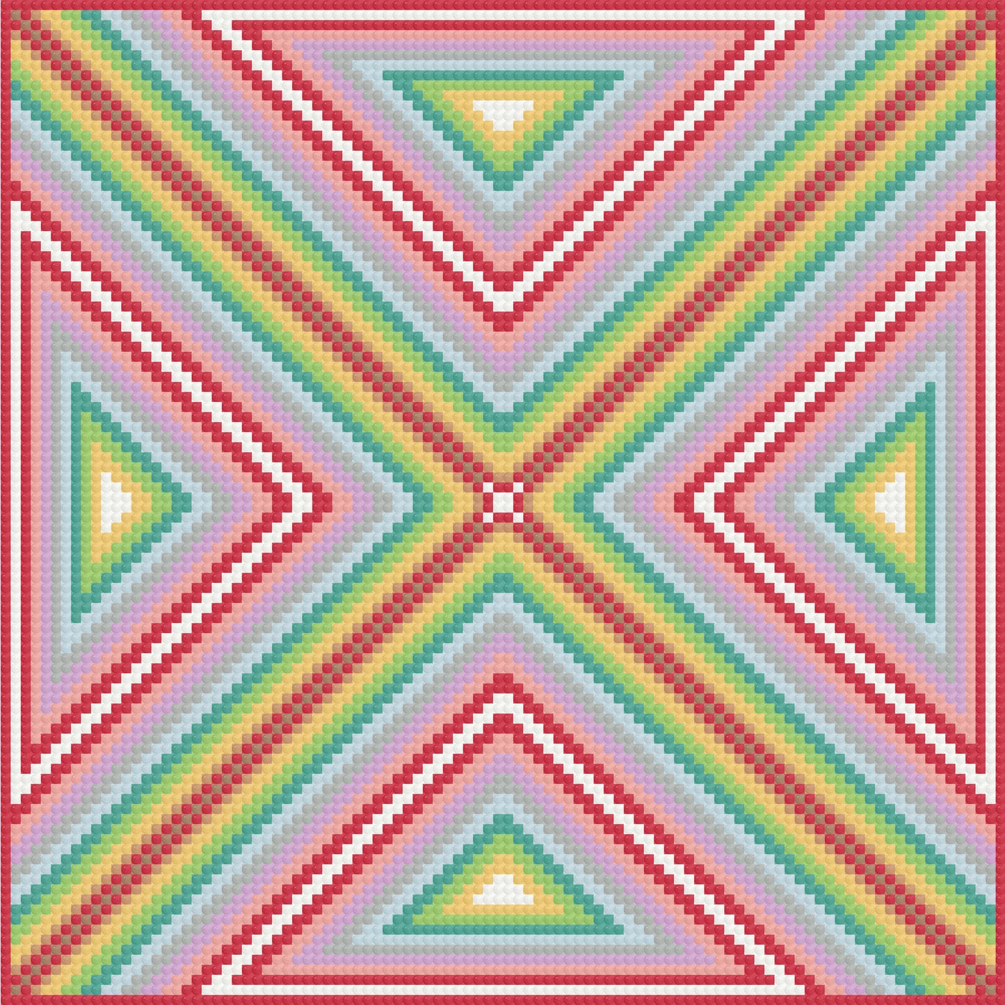 Glimmer Geometry | 100% Special Drill | Pixel Charted