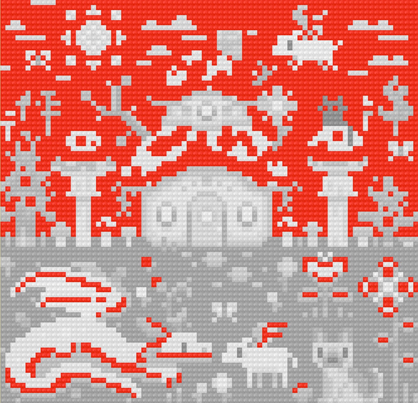 Mushroom Cottage | Pixel Charted