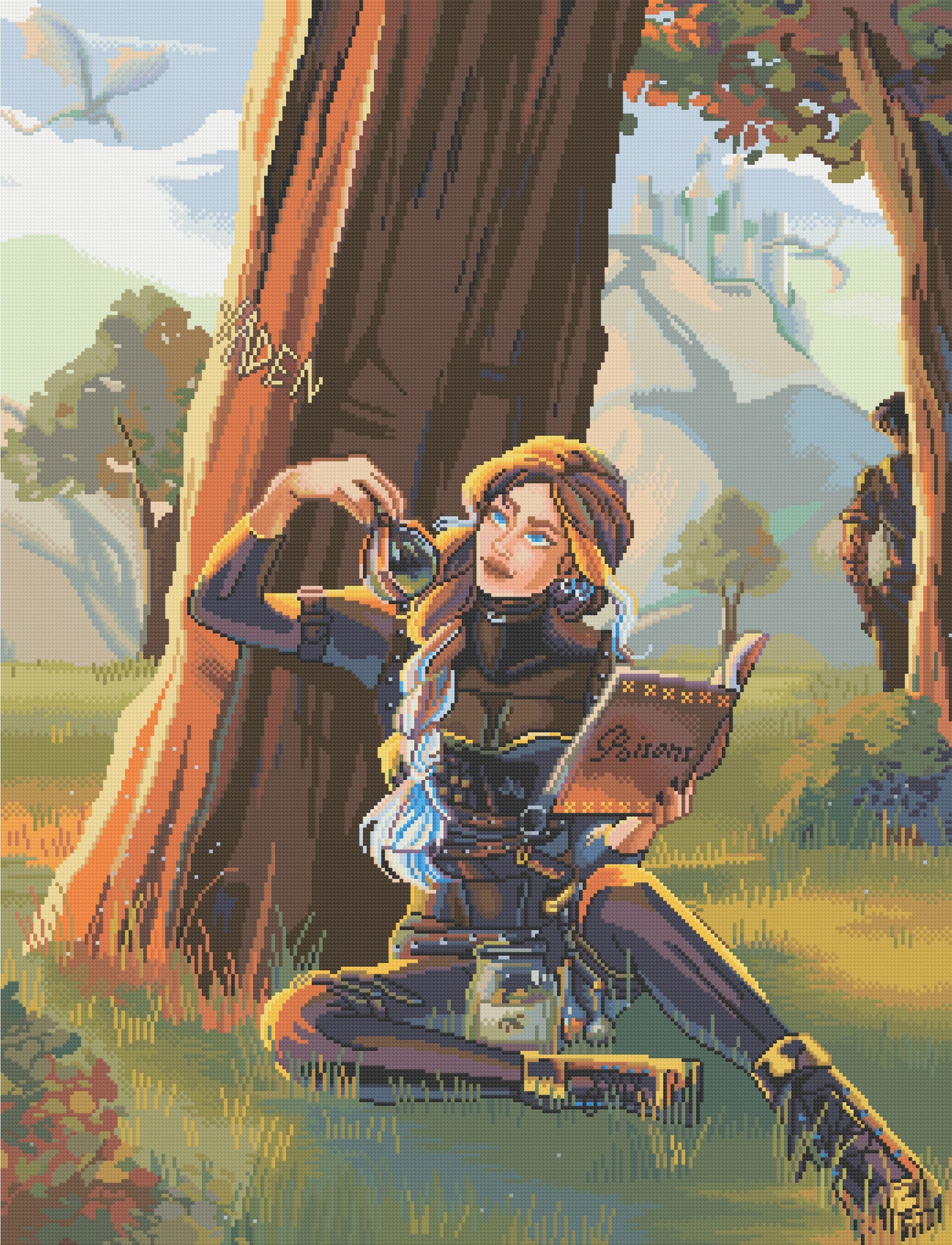 Violet Violence | Pixel Charted | Ready To Ship