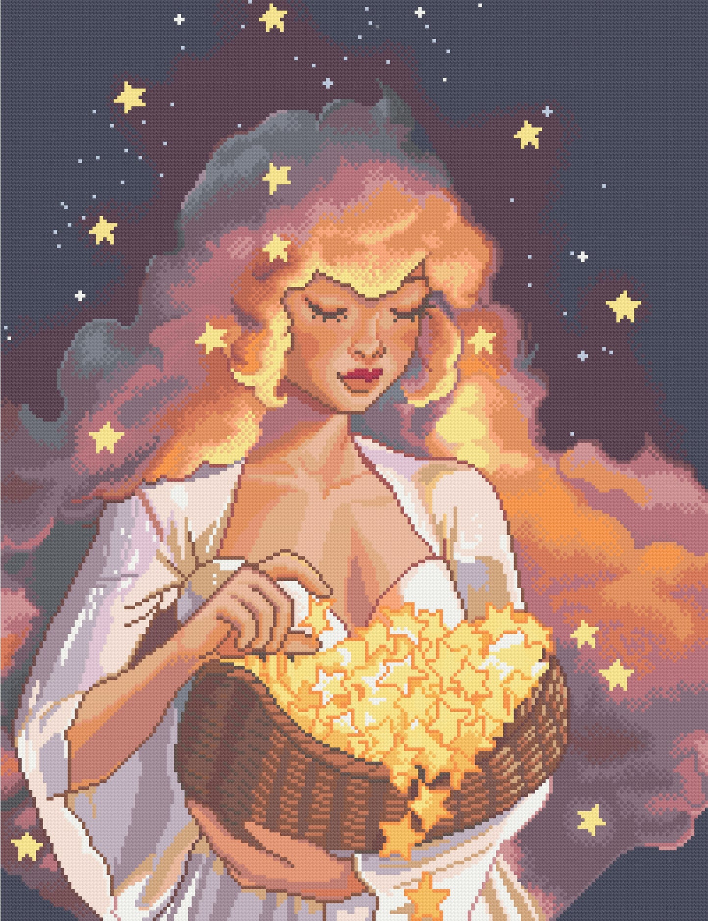 Pick A Star | Pixel Charted | Ready To Ship