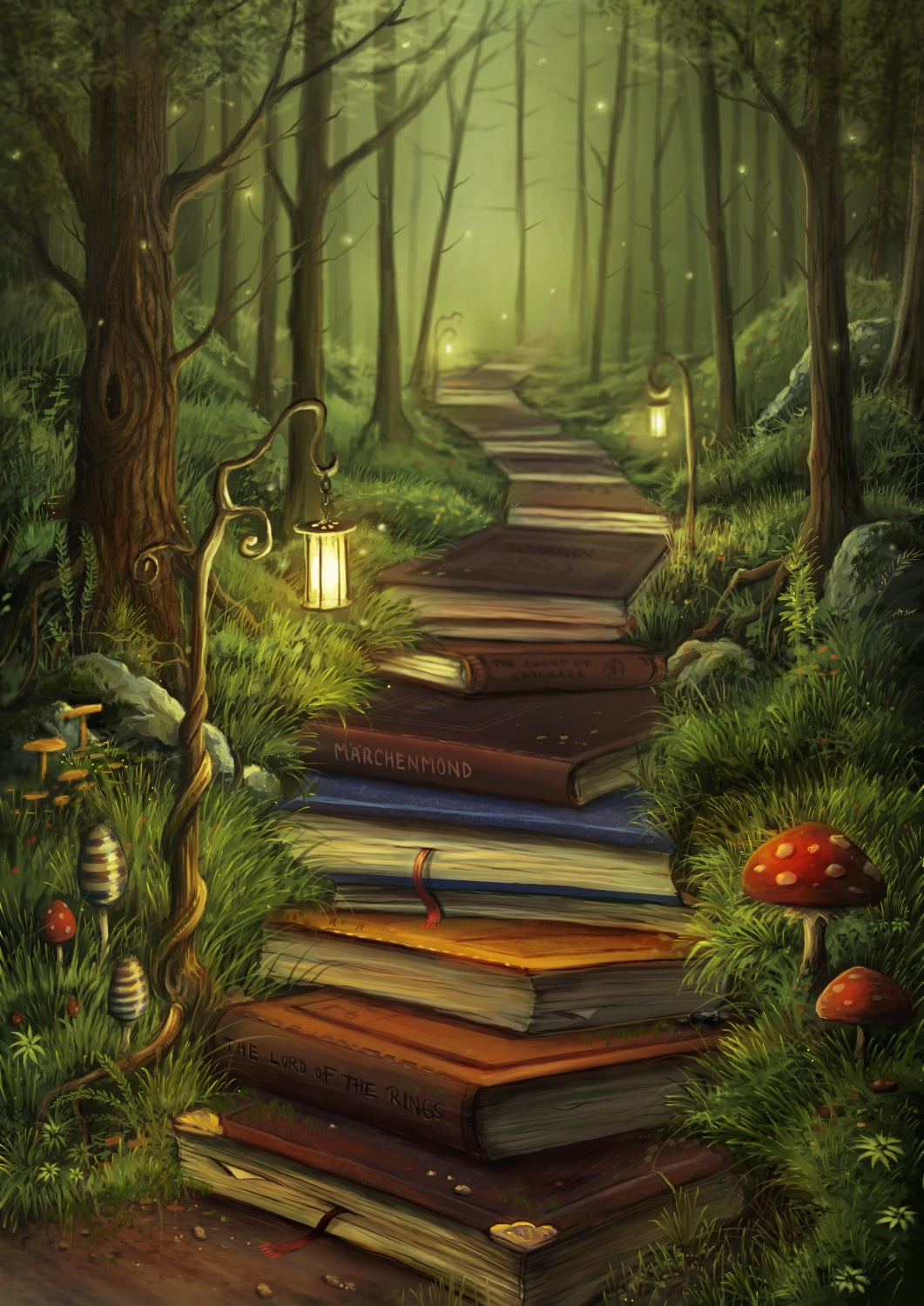 The Reader's Path | Pixel Charted | Ready To Ship