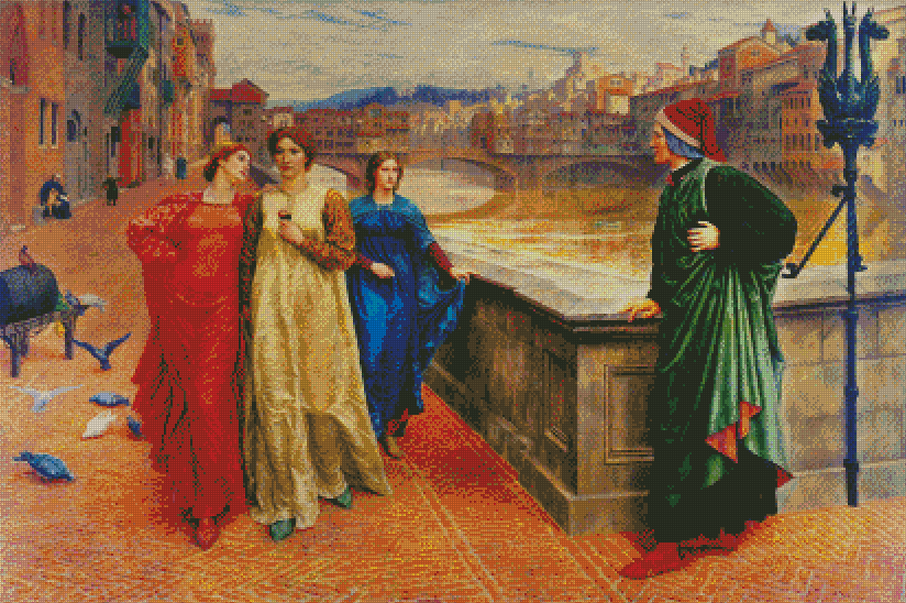 Dante and Beatrice | Henry Holiday