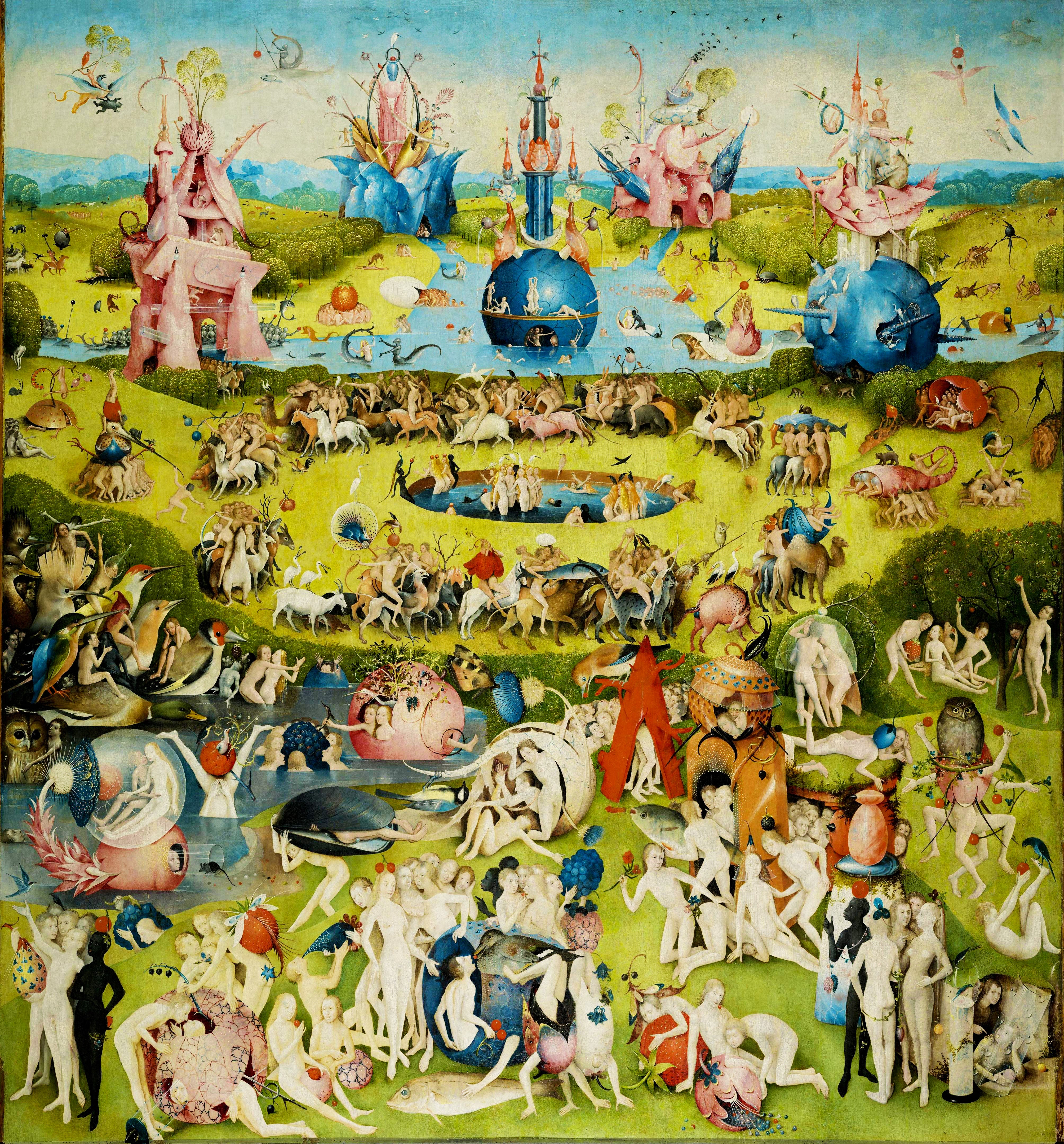 絵画 EN BOSH The Garden Of Earthly Delights | Hieronymus Bosch – Jaded Gem Shop