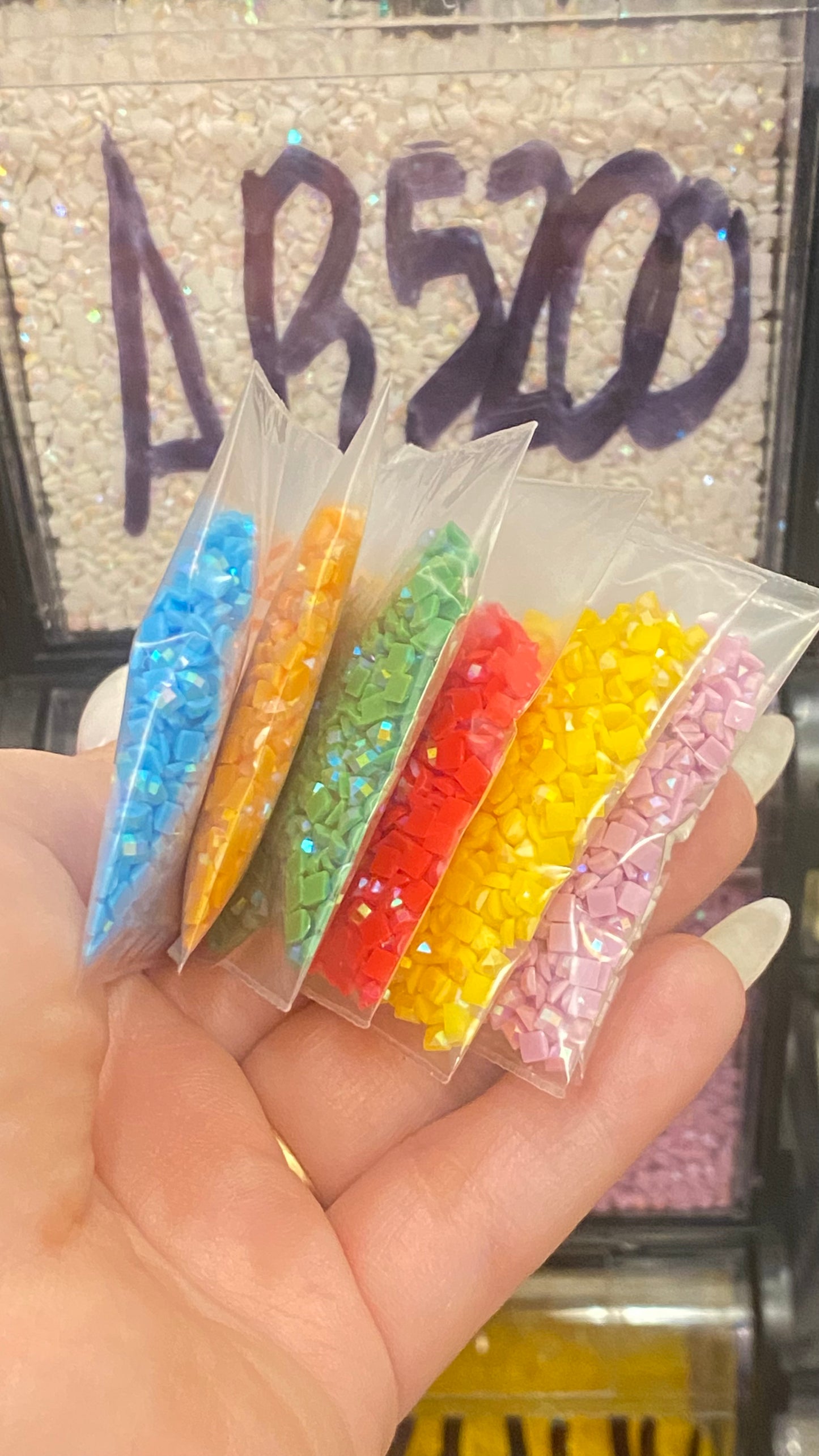 Aurora Borealis AB Drill set 5G DMC RESIN Diamond Painting Drills | Ready to Ship