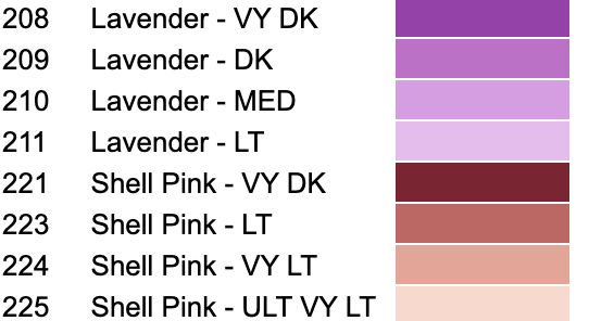 208-225 DMC RESIN Diamond Painting Drills Per Gram in Square