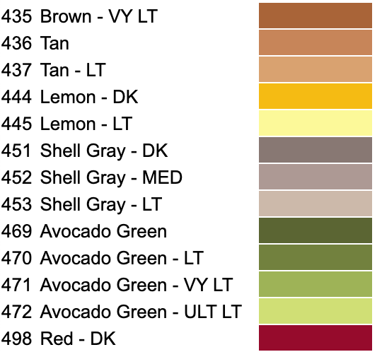 400-498 DMC RESIN Diamond Painting Drills in Square