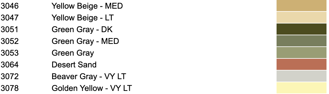 3011-3078 DMC RESIN Diamond Painting Drills in Square