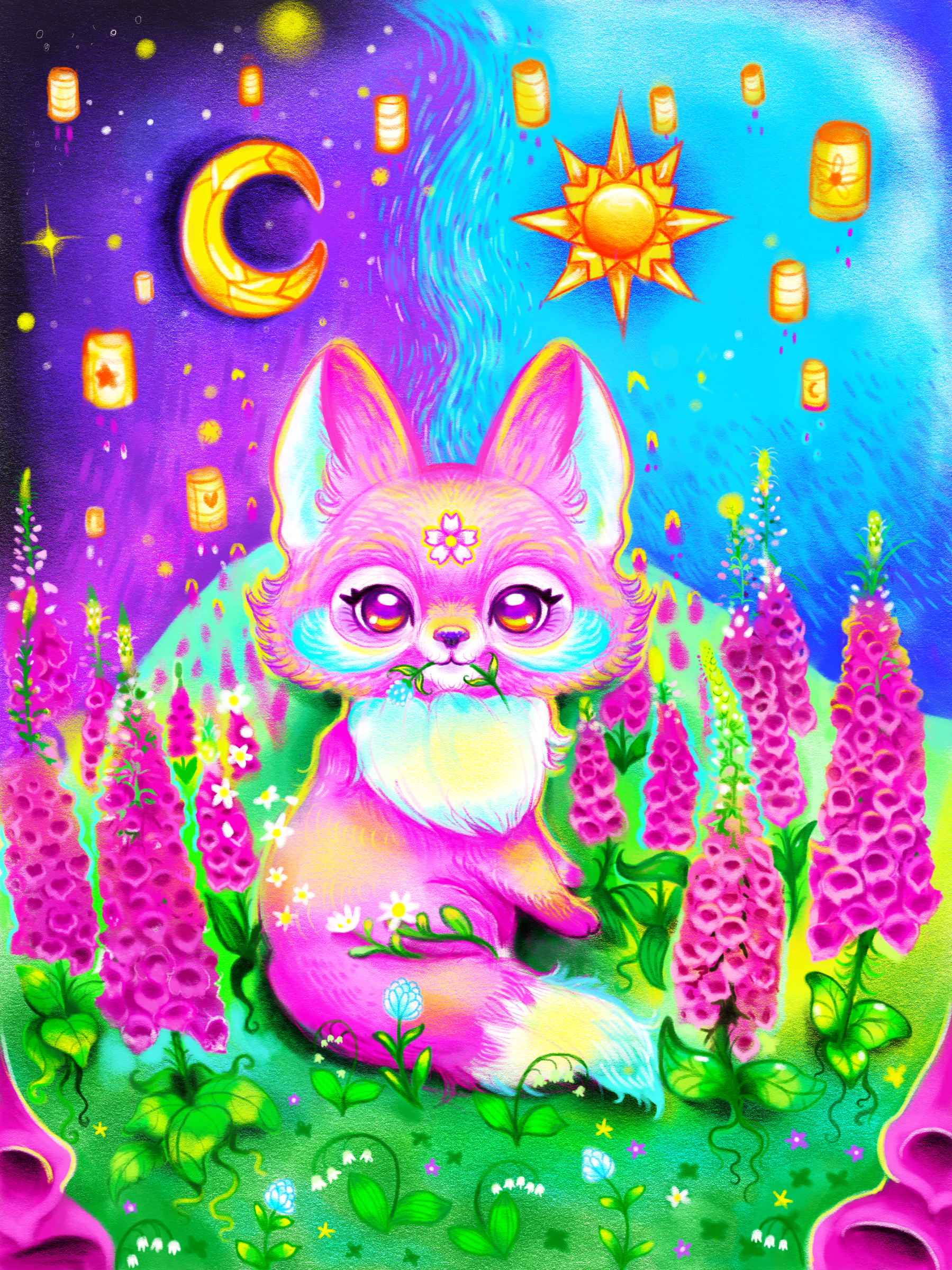 Pink Little Fox – Jaded Gem Shop