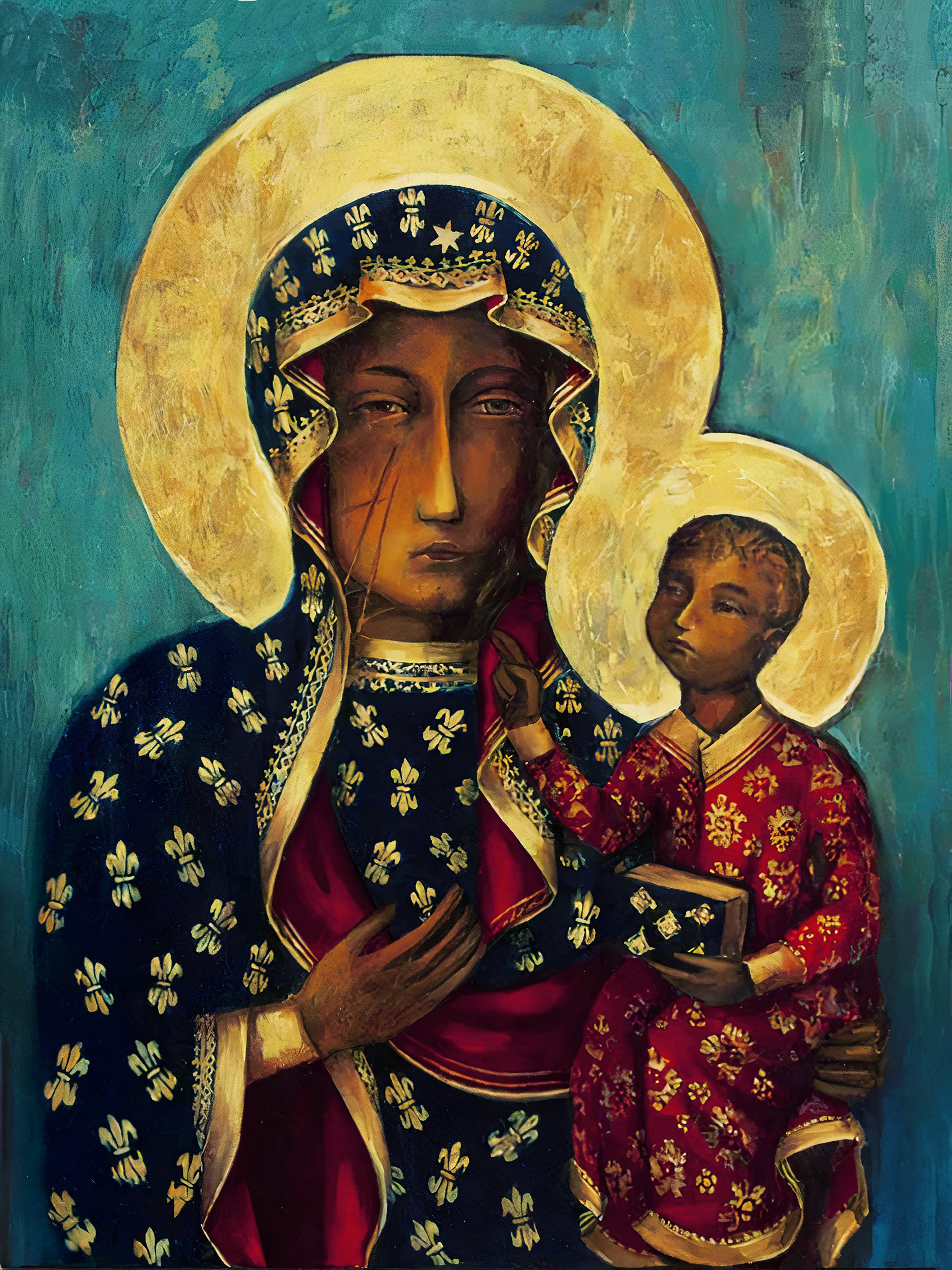 O'DEM ODEM オデム madonna BLACK The Black Madonna of Czestochowa – Jaded Gem Shop