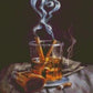 "Gin And A Smoke" Artist: Martith | JadedGemShop Diamond Painting Kit