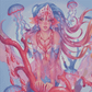"Ruby Reef Siren" Artist: Little Alfard | JadedGemShop Diamond Painting Kit