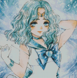 "Neptune" Artist: Cherriuki | JadedGemShop Diamond Painting Kit