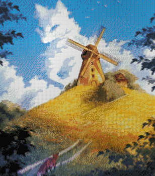 "Windmill" Artist: Martith | JadedGemShop Diamond Painting Kit