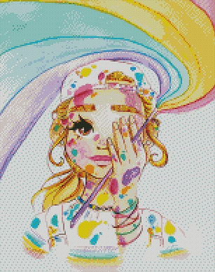 "Color Me In" Artist: miss_goldenweek | JadedGemShop Diamond Painting Kit