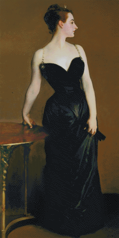 "Portrait of Madame X" Artist: John Singer Sargent, 1884 | JadedGemShop Diamond Painting Kit