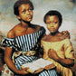 "Two Black Children" Artist: Emma Soyer | JadedGemShop Diamond Painting Kit