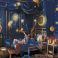 "Witch's Bedroom And Her Owls Companions" Artist: Lilys_Wonders | JadedGemShop Diamond Painting Kit