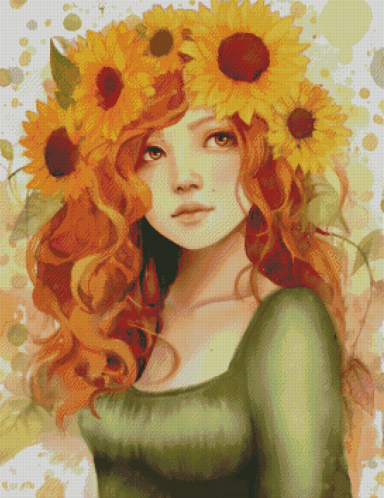 "Sunflower" Artist: Jadeikens | JadedGemShop Diamond Painting Kit