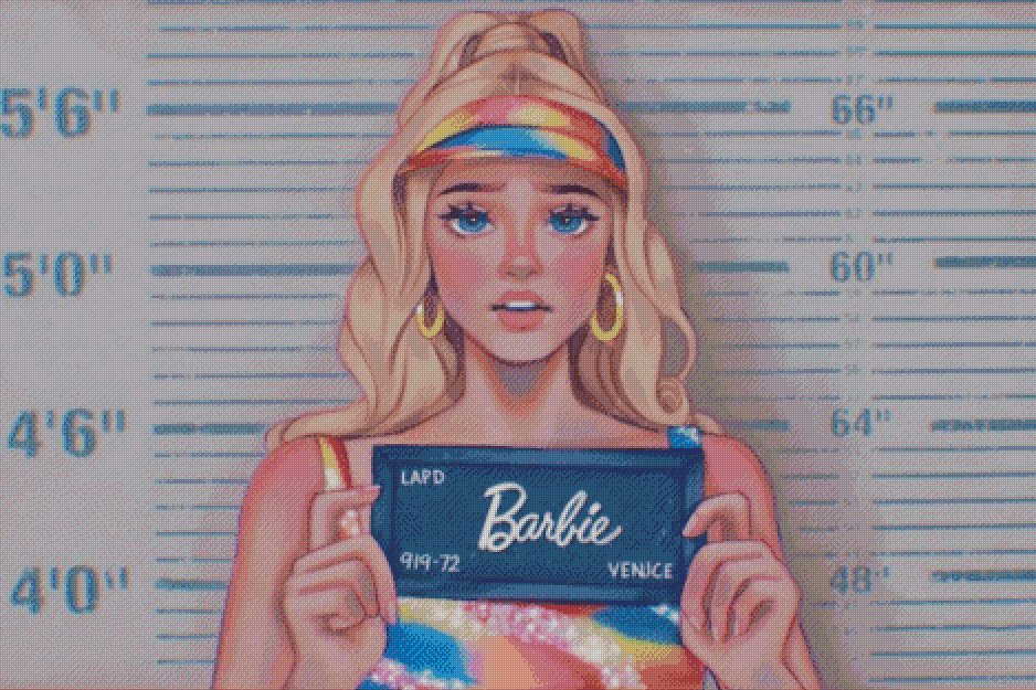 Barbie diamond painting hot sale