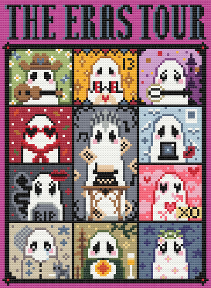 Ghost Of Eras Past | Pixel Charted | Ready to Ship