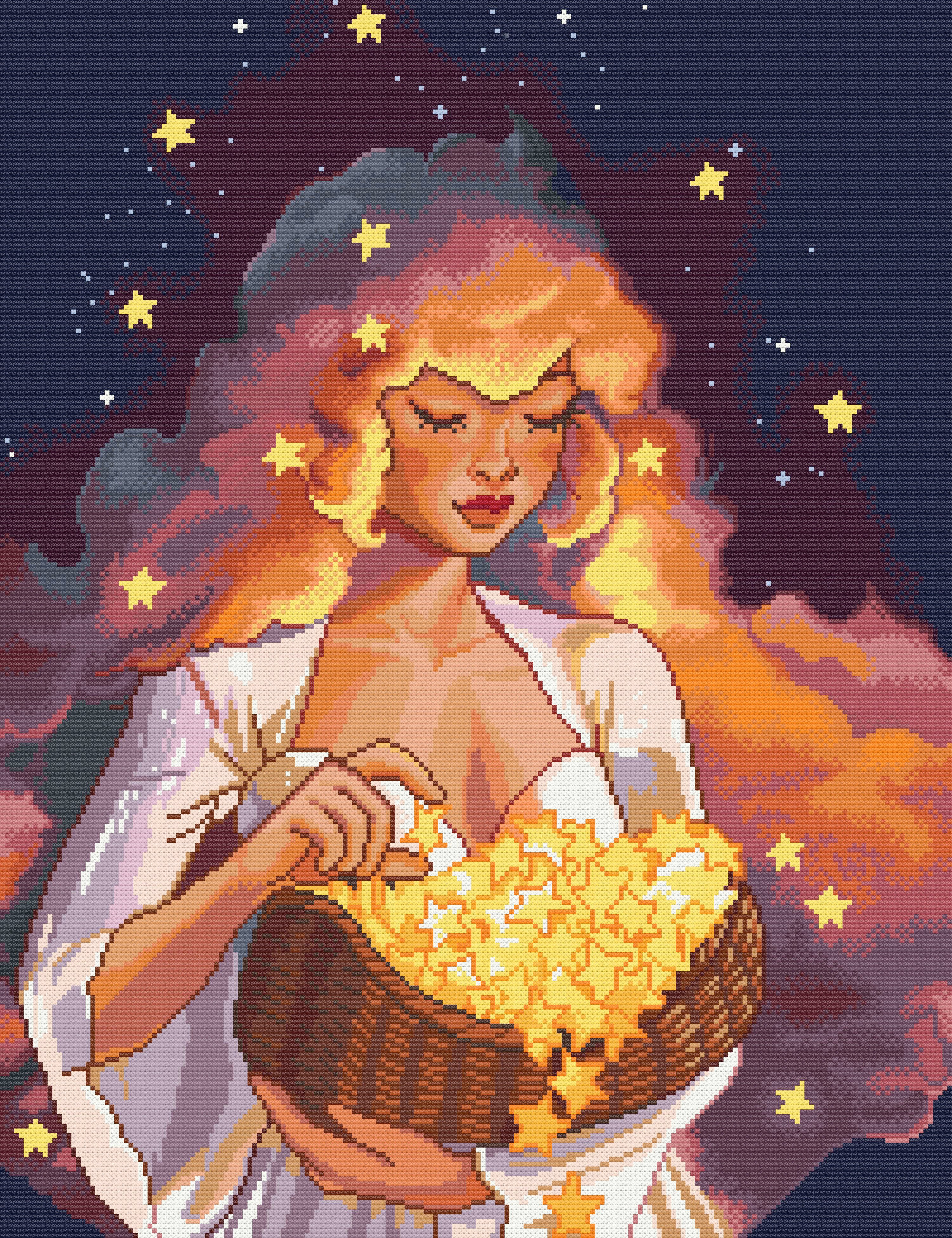 Pick A Star | Pixel Charted | Ready To Ship – Jaded Gem Shop