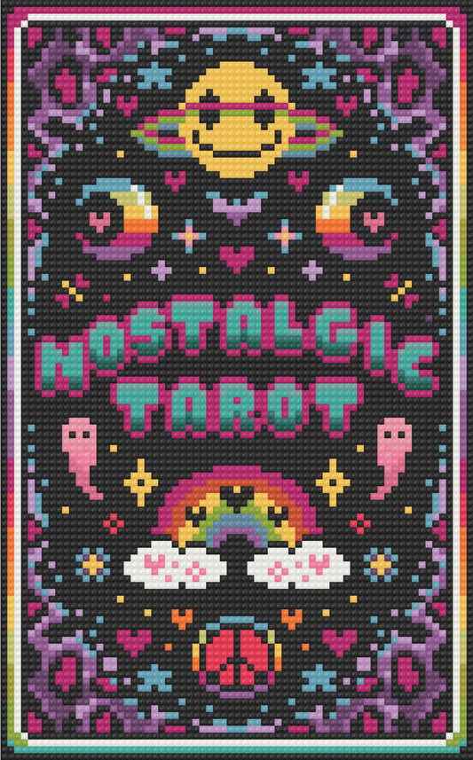 Nostalgic Tarot | Pixel Charted | Back