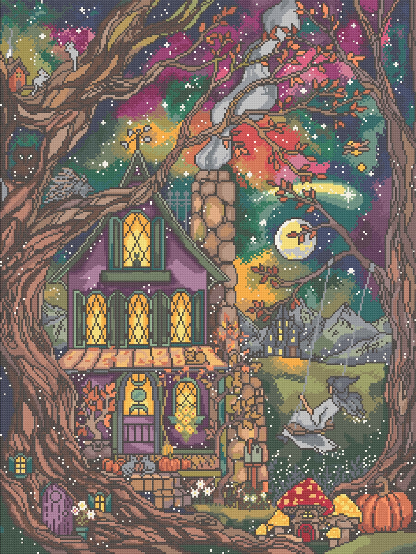 Otherworldly Night | Pixel Charted | Ready To Ship