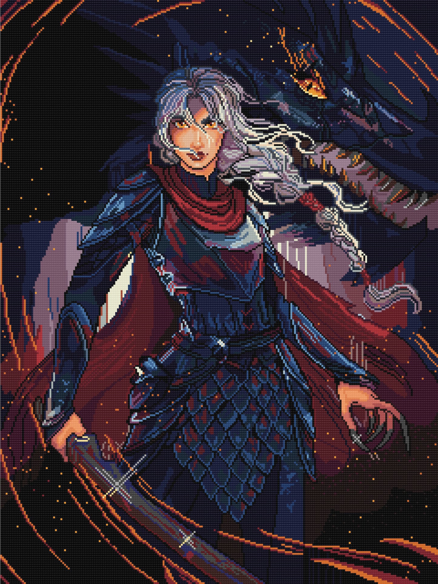 Wyvern Rider | Pixel Charted