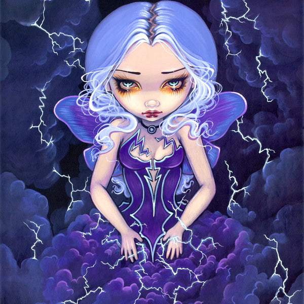 "Dress Of Storms" Artist: Artist: Jasmine Becket-Griffith | JadedGemShop Diamond Painting Kit