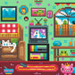 Saturday Mornings | Pixel Charted | Ready To Ship