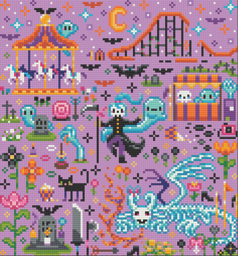 Haunted Carnival | Pixel Charted