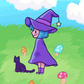 Bby Witch With Their Familar
